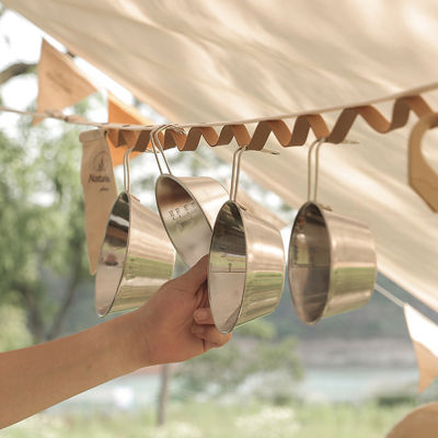 Camping Leather Hanging Rope Outdoor Hanging Clothesline Picnics Shelf Hanging Simple Installation Convenient Camping Tools