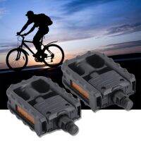 Mountain Bike Bicycle Folding Pedals Universal Plastic for All 1 Pair Non slip Black Types of Bike ZH627800 Approx 95x70x30mm