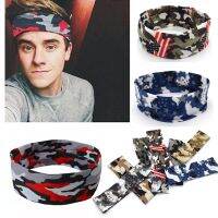 Camo Printing Cotton Stretch Headbands Boys Girls Softball 2 quot; Fashion Elastic Cotton Hair Bands Hair Accessories Multi Colors