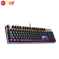 INPHIC V910 Mechanical Keyboard Green Red switch ฐานโลหะ แป้นพิมพ์เครื่องกล คีย์บอร์ดเกมมิ่ง 22 โหมด RGB วิศวกรรมแป้นพิมพ์ Ghosting