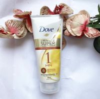 300 ml. ผลิต 04/23 Dove 1 Minute Super Conditioner ครีมนวดโดฟ สำหรับผมแห้งชี้ฟู Nourishing Oil Care คอนดิชั่นเนอร์ สีทอง