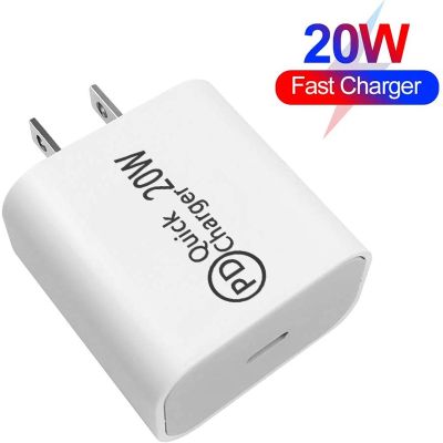 Dual USB C Charger 20W type-c Cell Phone Wall Charger Fast Charger Block for iPhone 13/12/11, iPad samsung