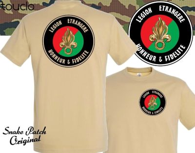 Legion Etrangere - Honneur Et FideliteRei Rep Tan T Shirt Teesh Men Creative Casual Short Sleeve Novelty Funny Tees XS-4XL-5XL-6XL