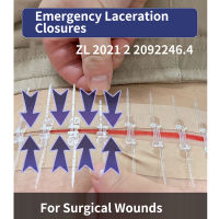 Zip Skin Closure Waterproof Stitch Suture Adhesive Bandage Emergency Wound Closure Strip Zipper Laceration Repair