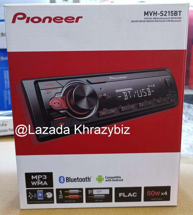 Pioneer Car Stereo With Bluetooth ( MVHS215BT ) Lazada PH