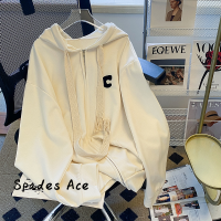 Spades Ace เสื้อฮู้ด เสื้อแขนยาวอบอุ่น หลวมและสบาย น่ารัก แฟชั่น เท่ คลาสสิค WWY2393469 40Z231007