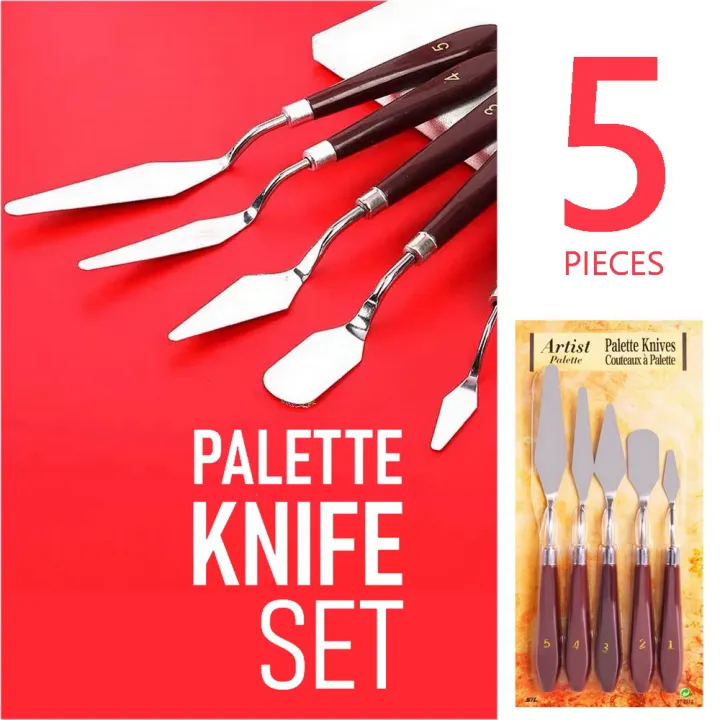 Artist's PALETTE KNIFE SET 5 pcs. Assorted Lazada PH