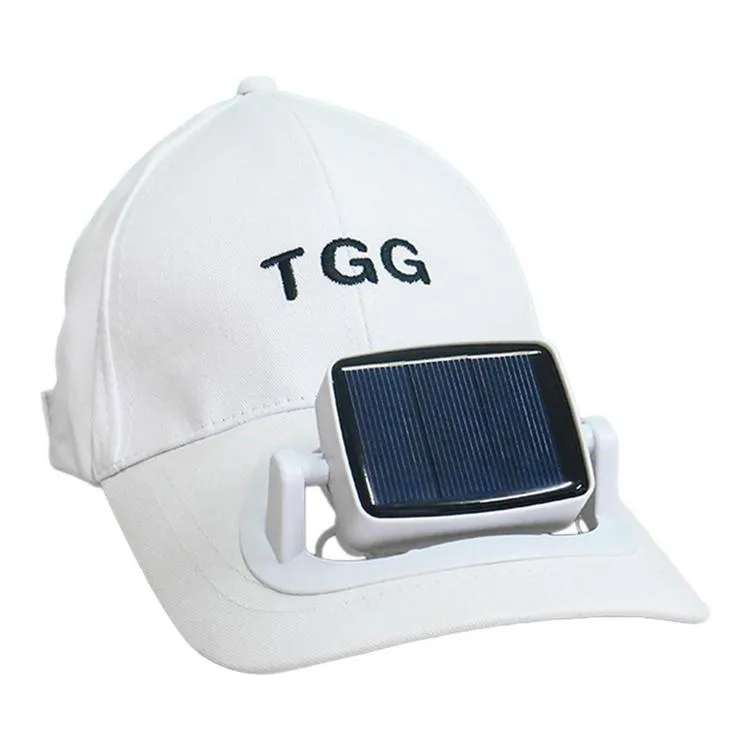 Solar Powered Fan Hat Sun Hat Cooling Hats Fan Hat Summer Baseball