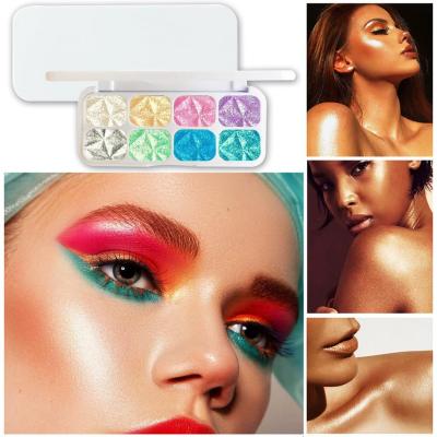 Eight Color Macaron Color Change High CD White Cross Makeup Performance Nightclub Stage Border B4J0