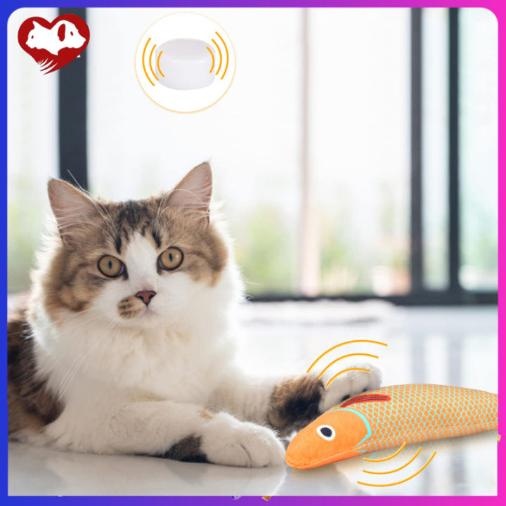 ของเล่นแบบอินเตอร์แอคทีฟสำหรับกัดทนทานต่อการกัดของของเล่นสัตว์เลี้ยงกัดเล่นตุ๊กตาปลาแมว