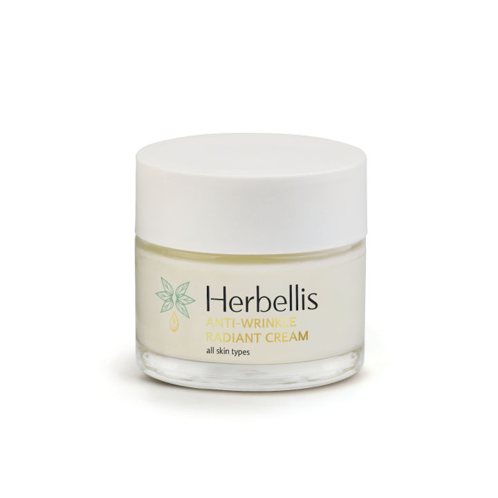 herbellis-anti-wrinkle-radiant-cream-ครีมลดเลือนริ้วรอยจากน้ำมันมะกอกออร์แกนิค-นำเข้าจากประเทศกรีซ-50-ml