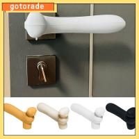 GOTORADE ป้องกันการชนกัน ฝาครอบลูกบิดประตู ไม่มีเสียงรบกวน ป้องกันไฟฟ้าสถิตและไฟฟ้าสถิต ปลอกแขนป้องกันความปลอดภัยสำหรับเด็ก แบบพกพาได้ ซิลิโคนทำจากซิลิโคน แผ่นป้องกันสำหรับป้องกัน ของตกแต่งบ้าน