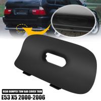 【CW】Bumper Cover Car Rear Bumper Tow Hook Cover Rear Bumper Cover Flap for -BMW X5 E53 2000-2006 51128402327