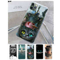 T-40 Cheshire Cat โปร่งใส อ่อนนุ่ม ซิลิโคน TPU เคสโทรศัพท์ หรับ VIVO V25E Y12 Y02S Y33S Y11S Y31 Y21S Y12S Y15 Y51A V25 Y35 X80 Y02 Y11 Y51 Y17 Y21 Y22S Y01 Y16 Pro