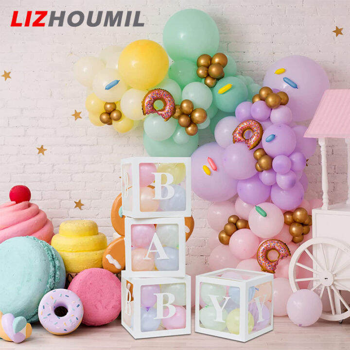 lizhoumil-กล่องลูกโป่งใสลาย-love-4ชิ้น-น้ำหนักเบาใช้ซ้ำได้ใช้สำหรับอาบน้ำทารกปาร์ตี้วันเกิดตกแต่งวันวาเลนไทน์