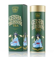 TWG Geisha Blossom Tea, Loose Leaf Green Tea Blend Tin 100g. ทีดับเบิ้ลยูจี เกอิชา ใบชาเขียว กระป๋อง