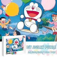 Japanese Anime Puzzle 1000 Pieces for Adult Cartoon Puzzle Wooden Jigsaw Puzzles Doraemon Kids Gift Adults Educational Toys