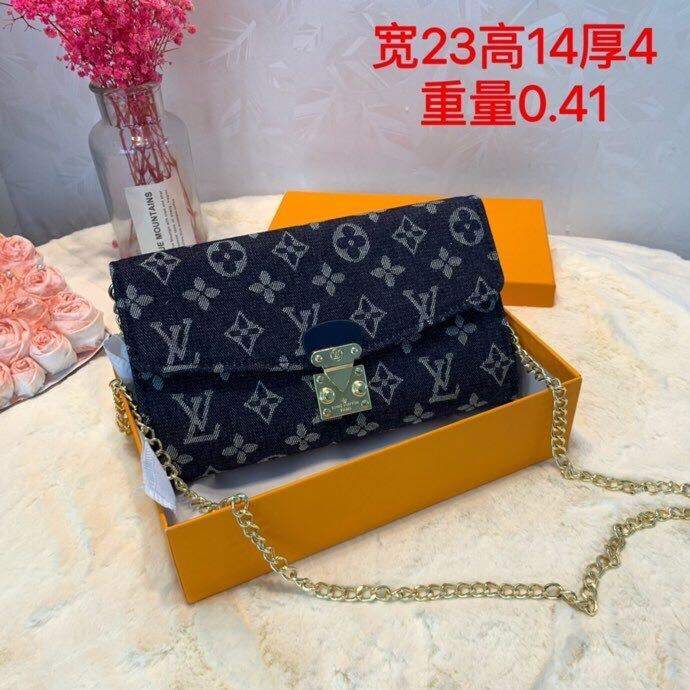 พร้อมกล่อง-2022ใหม่-lv-monogram-กระเป๋าถือกระเป๋าสะพายสำหรับผู้หญิงในการขายเดิมผ้ายีนส์หนังจดหมายพิมพ์ข้ามร่างกายกระเป๋า-dauphine-กระเป๋าสะพายแฟชั่นเกาหลีนักเรียนความจุขนาดใหญ่กระเป๋า-messenger-กระเป๋