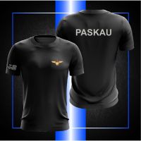 เสื้อยืด Paskau Jersey เสื้อยืดไมโครไฟเบอร์ / ผ้าฝ้าย Baju เต็มซับ 3D ฤดูร้อนแขนสั้นเสื้อยืด