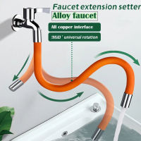 kItchen bathroom Universal Faucet Extension Tube 20cm/30cm/50cm 360° Rotatable Free Bending Faucet Lengthening Extender Wash Splash Head For Wash Basi