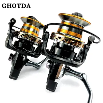 Big Strong Metal Spinning Reel 12+1BB Peche Carp Fishing Reels Super Big  Sea Fishing Wheel High Speed 4.11:1 Fish Tools Molinete