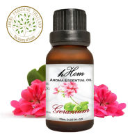 hHom น้ำมันหอมระเหย กลิ่น เจอร์เรเนียม Aroma Essential Oil - Geranium15ml.