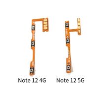 TEX10PCS For Xiaomi Redmi Note 12 12Pro + Power Volume Button Flex Cable Side Key Switch ON OFF Control Button Repair Parts