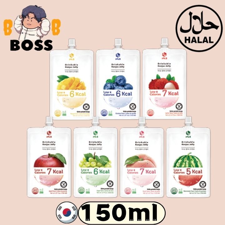 (HALAL) Jelly.B Drinkable Konjac Jelly Low Calories Healthy Diet 150ml ...