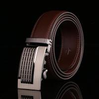 【CW】 New Fashion Brand Designer Belts for Men Sliding Buckle Ratchet Luxury Leather ceinture homme