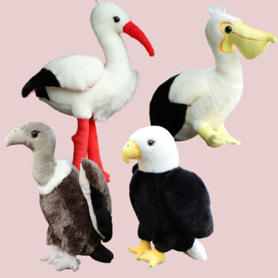 Pelicans Birds Imitation Storks Vultures Stuffed Decorations Toy Dolls