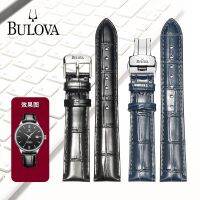 ⌚สายนาฬิกา BULOVA สายหนังวัว AUTOMATIC ซีรีส์กันน้ำชายและหญิงหัวล็อคคู่ 20 มม.