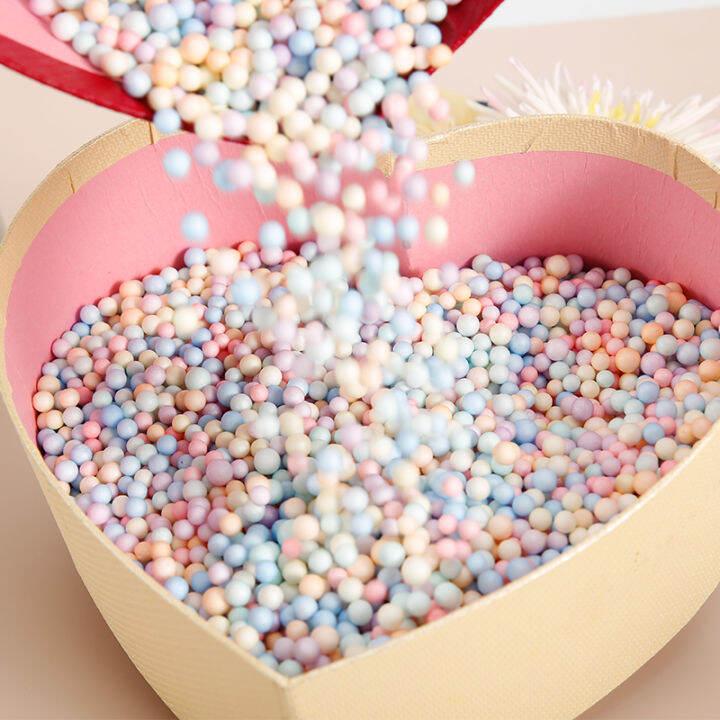 Macaroon meteor ball foam creative color mixing bubble ball particle