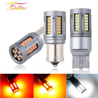 2ชิ้น BAU15S LED C An BUS P21W BA15S T20 7440 PY21W 3156หลอดไฟ LED R5W R10W เลี้ยวรถไฟอัตโนมัติโคมไฟไม่มี Hyperflash