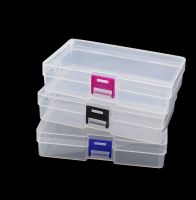 Transparent Plastic Storage Jewelry Box Empty storage box Container For Beads Earring Box For Jewelry Rectangle Case 146x85x35mm