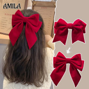 AMILA red hair clip children s big bow head jewelry girl hair jewelry