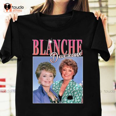 Blanche Devereaux Vintage T-Shirt The Golden Movie Shirt Blue Shirts For Men Xs-5Xl Christmas Gift Printed Tee Streetwear