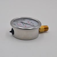 Automotive Instrument US Standard Thread Stainless Steel Hydraulic Oil Pressure Gauge 0-5000 PSI Car Accessories