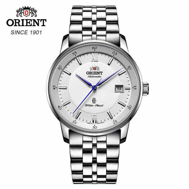 ĐỒNG HỒ HÀNG HIỆU } Đồng Hồ Orient Automatic Số Cọc Dây Kim Loại Full Box {  BÁN BUÔN ORIENT SEIKO PATEK SK } 