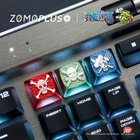 Keycap ONE PIECE mechanical keyboard key cap personality design, ONE PIECE HOBBY theme key cap MX axis aluminum alloy keycaps Gift ของขวัญ ของขวัญ