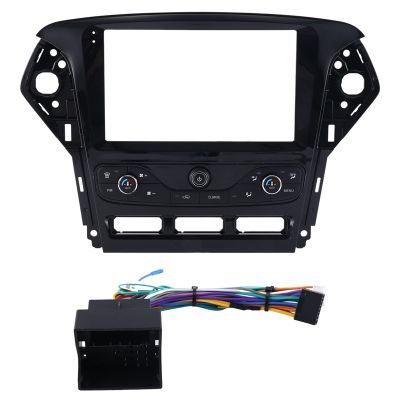 Car Frame Fascia Adapter Canbus Box Decoder for Ford Mondeo 2011-2013 Android Radio Dash Fitting Panel Kit Replacement Spare Parts