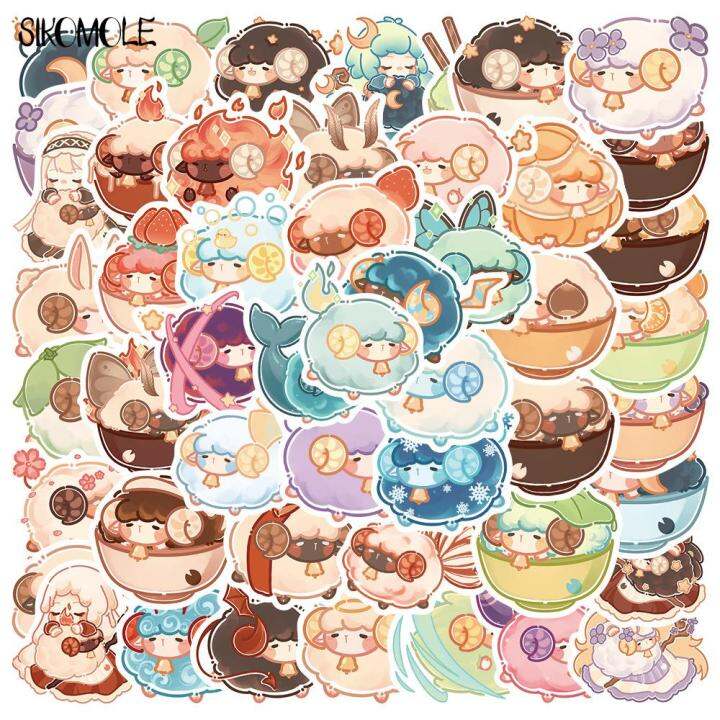 10-30-50pcs-cartoon-cute-lamb-stickers-kawaii-sheep-animal-diy-toy-laptop-luggage-skateboard-suitcase-graffiti-decals-sticker-f5-stickers-labels