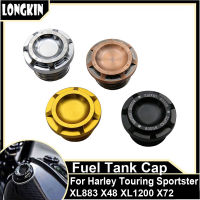 New Motorcycle Aluminum Tank Fuel Gas Oil Cap Rough Crafts Decorative Cap Cover CNC for Harley Sportster X48 X72