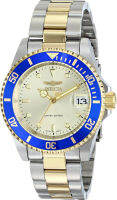 Invicta Mens ILE8928OBASYB Limited Edition "Pro Diver" Two-Tone Automatic Watch with Link Bracelet