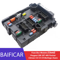 Baificar ยี่ห้อใช้ของแท้กล่องฟิวส์โมดูล BSM B3 9657608780สำหรับ Peugeot 206 307 406 Partner Citroen C2 C3 C5 Berlingo Xsara