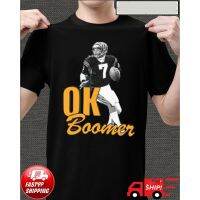 เสื้อยืดโอเวอร์ไซส์เสื้อยืด พิมพ์ลาย Cincinnati Bengals Boomer Esiason สําหรับผู้ชายS-4XL  QPMF