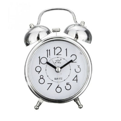 【Worth-Buy】 นาฬิกาปลุกระฆังดังแฝดนาฬิกาปลุกย้อนยุคสุดสร้างสรรค์โบราณรอบการตกแต่งบ้านนาฬิกาตั้งโต๊ะ3