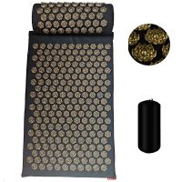 Spike Massage Lotus Acupuncture Cushion Massage Yoga Mat Acupressure Relieve Stress Back Body Pain Spike Mat Acupuncture Mat