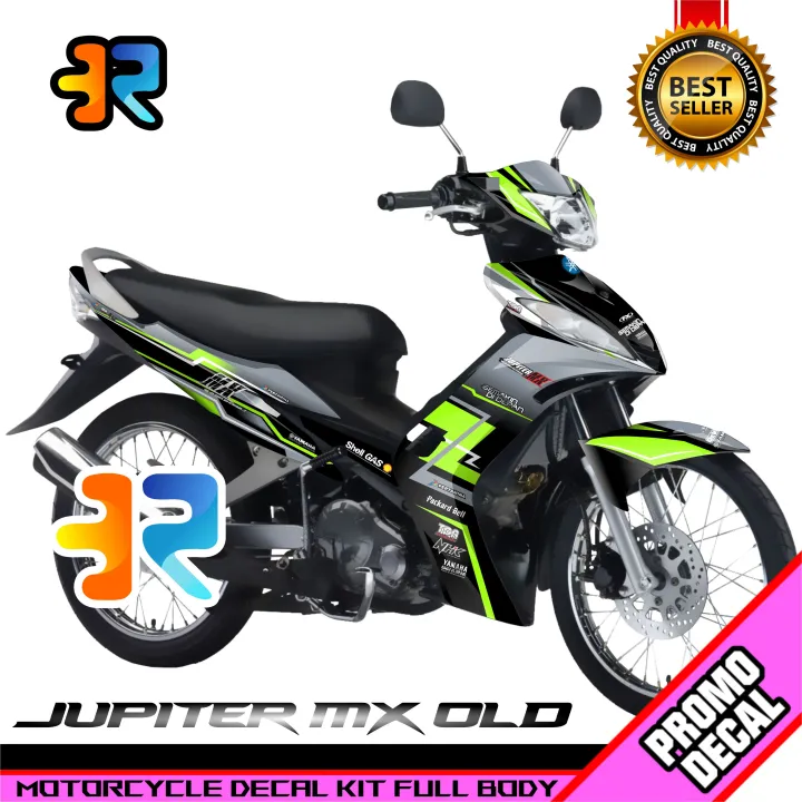 Stiker Decal Motor Jupiter Mx Old Desain Simple Sticker Decal Full Body