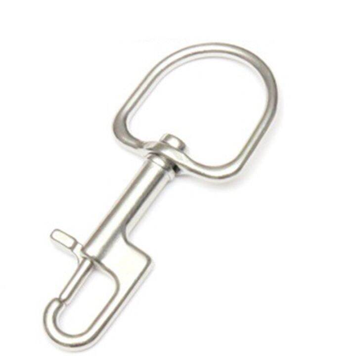 Stainless Steel Diving Bolt Snap Hook Scuba Diving Single Ended Hook BCD Accessories Diving