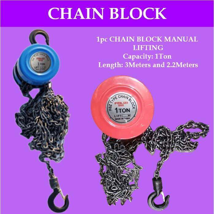 1T Manual Lifting Chain Lever Block Hoist Hsz Type Small Pulley Lazada PH